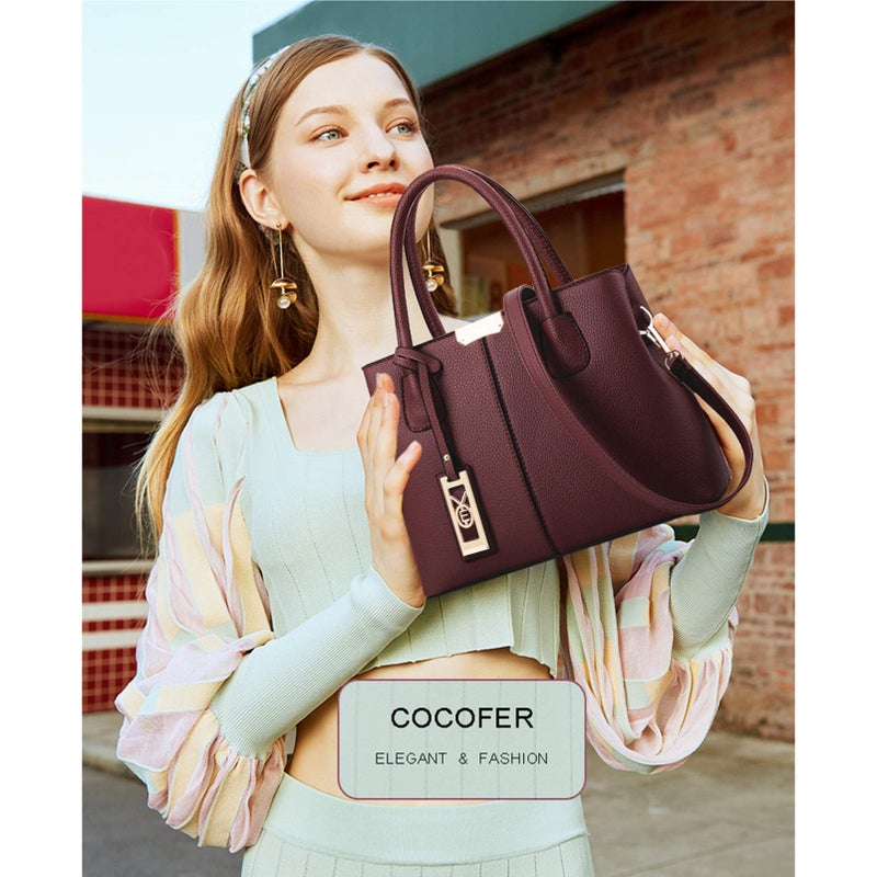 COCIFER Purses and Handbags for Women Shoulder Tote Bags Satchel Top Handle Bag - Image 5